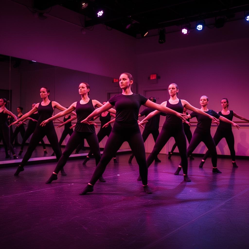 Clase de Coreográfico en Academia Follow